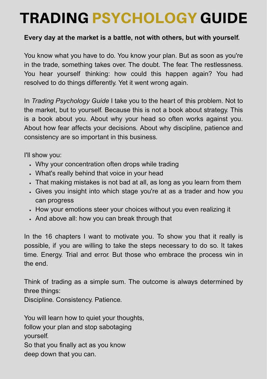 Trading Psychology Guide (Engelstalig)