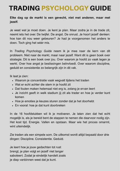 Trading Psychology Guide (Nederlandstalig)