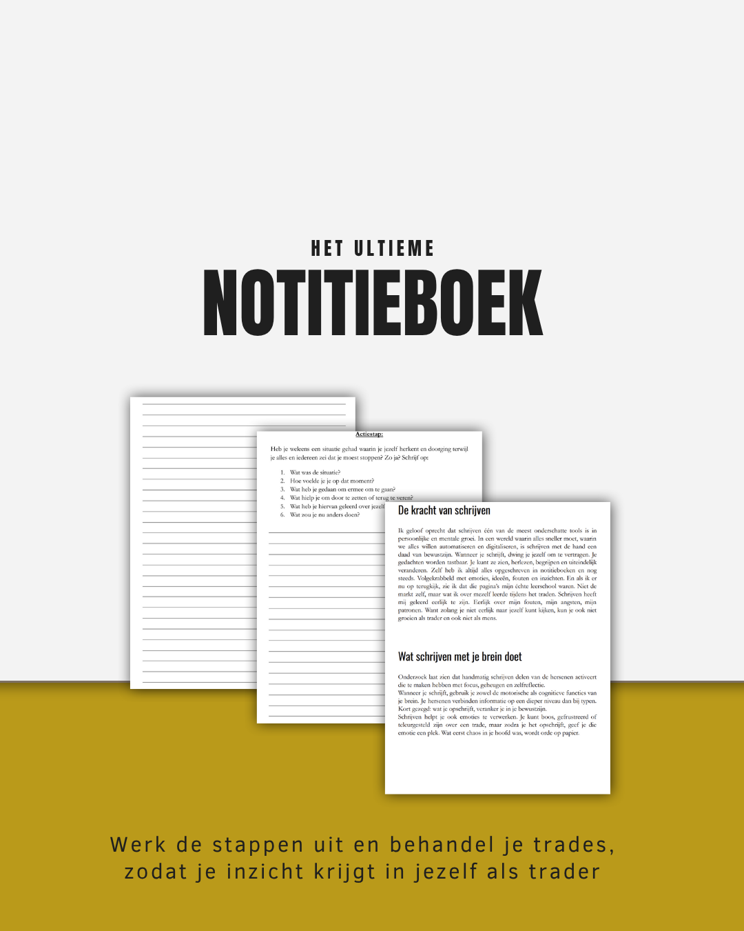Trading Psychology Guide Notitieboek